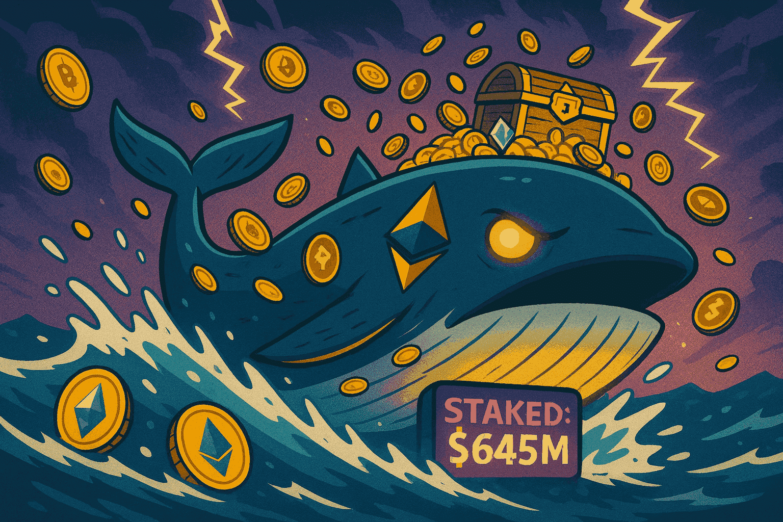 ICO : Ethereum ICO Whale Stakes $645M After Long Inactivity